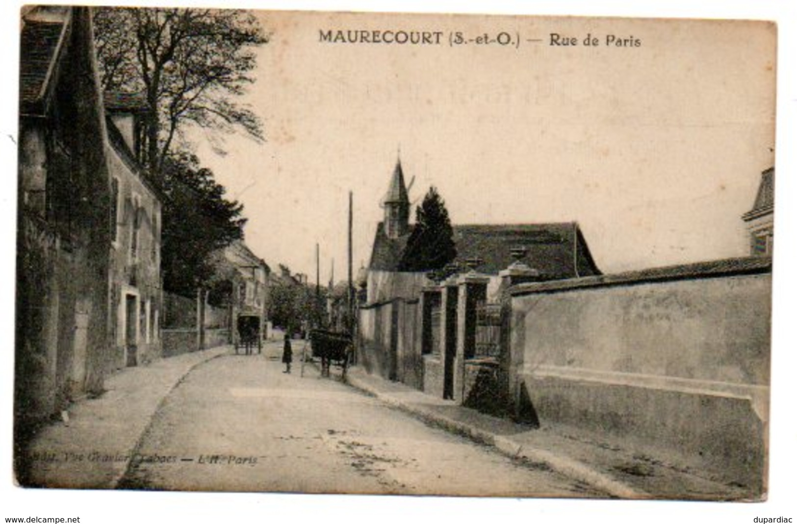 78 - Yvelines / MAURECOURT -- Rue De Paris. - Maurecourt