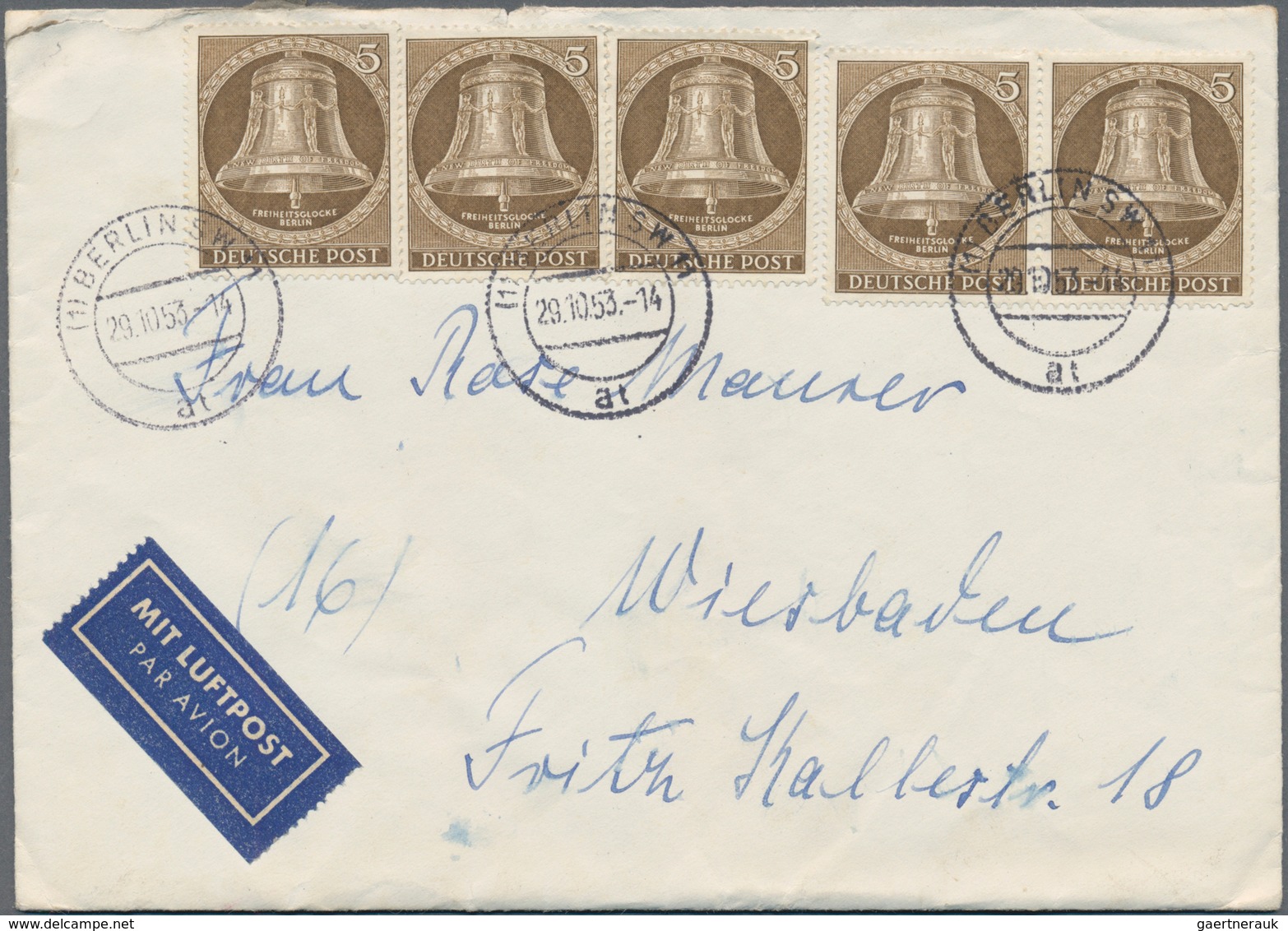 Nachlässe: 1900/1970 (ca.), Kleiner Aber Feiner Nachlaß Mit Vielen Besseren Briefen, Dabei Berlin Ro - Lots & Kiloware (mixtures) - Min. 1000 Stamps