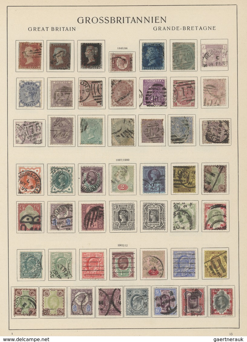 Nachlässe: ALTE SCHWARTEN - Sammlungsaufgabe Mit Fünf Schweren, Dicken, Alten Vordruckalben (Schaube - Lots & Kiloware (mixtures) - Min. 1000 Stamps