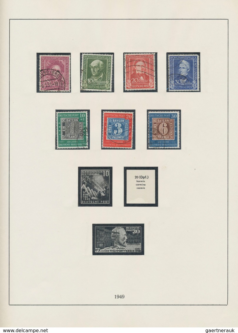 Wunderkartons: 1949/1977, 10 Alben Mit Teilsammlungen Bundesrepublik Deutschland, Berlin, Europa CEP - Lots & Kiloware (min. 1000 Stück)
