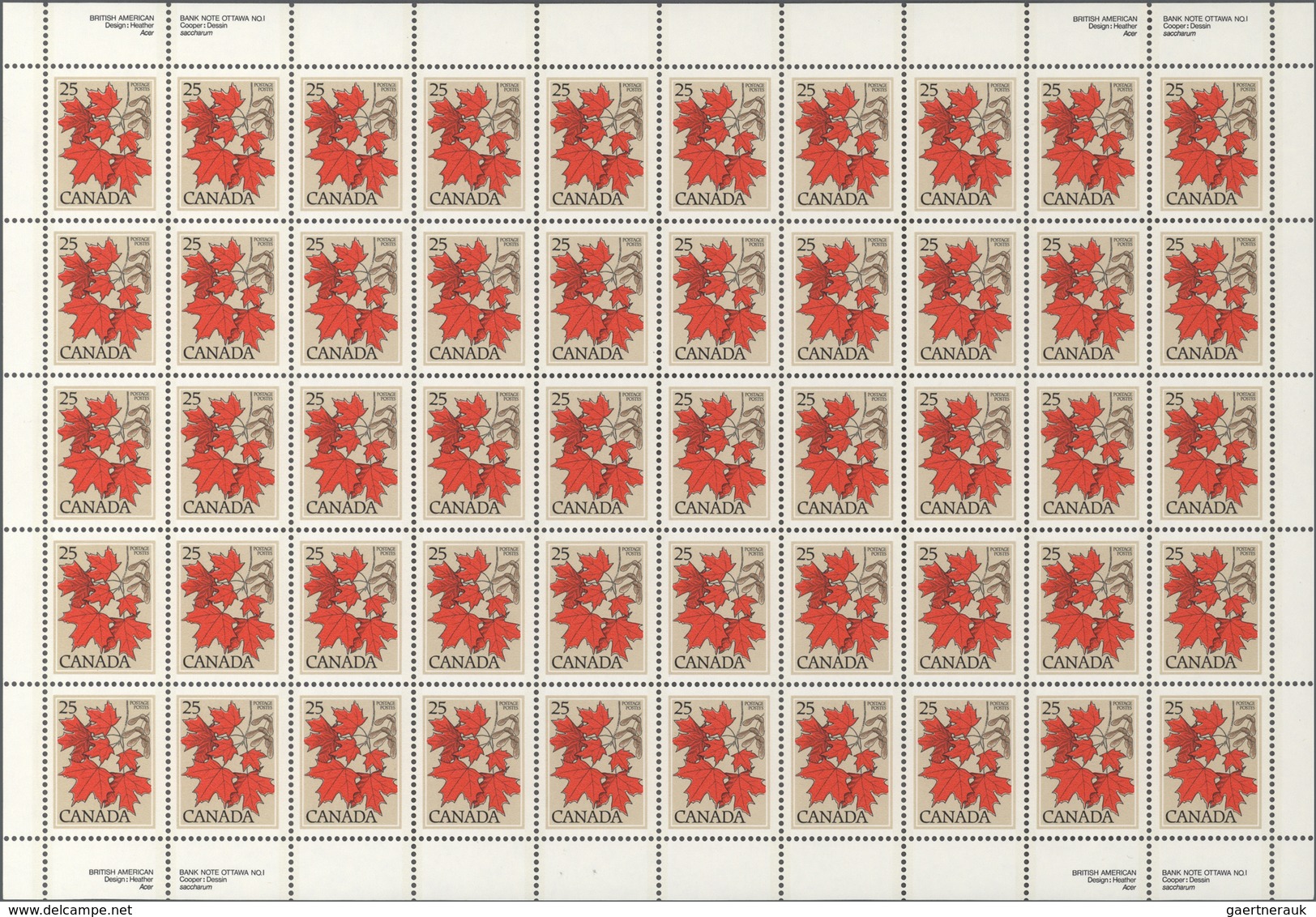 Canada: 1977/1988 (ca.), Stock Of Definitves Queen Elisabeth, Flowers And Parliament Mostly In Sheet - Verzamelingen