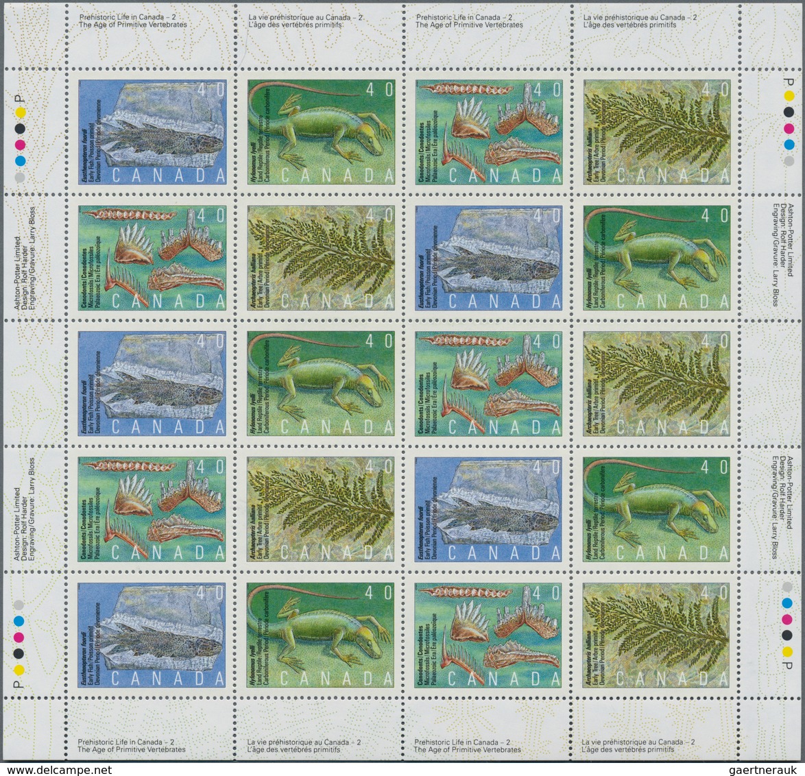 Canada: 1981/1993, Extensive Stock Of These Years Issues, Mostly In Se-tenant, Minature Or Regular S - Sammlungen