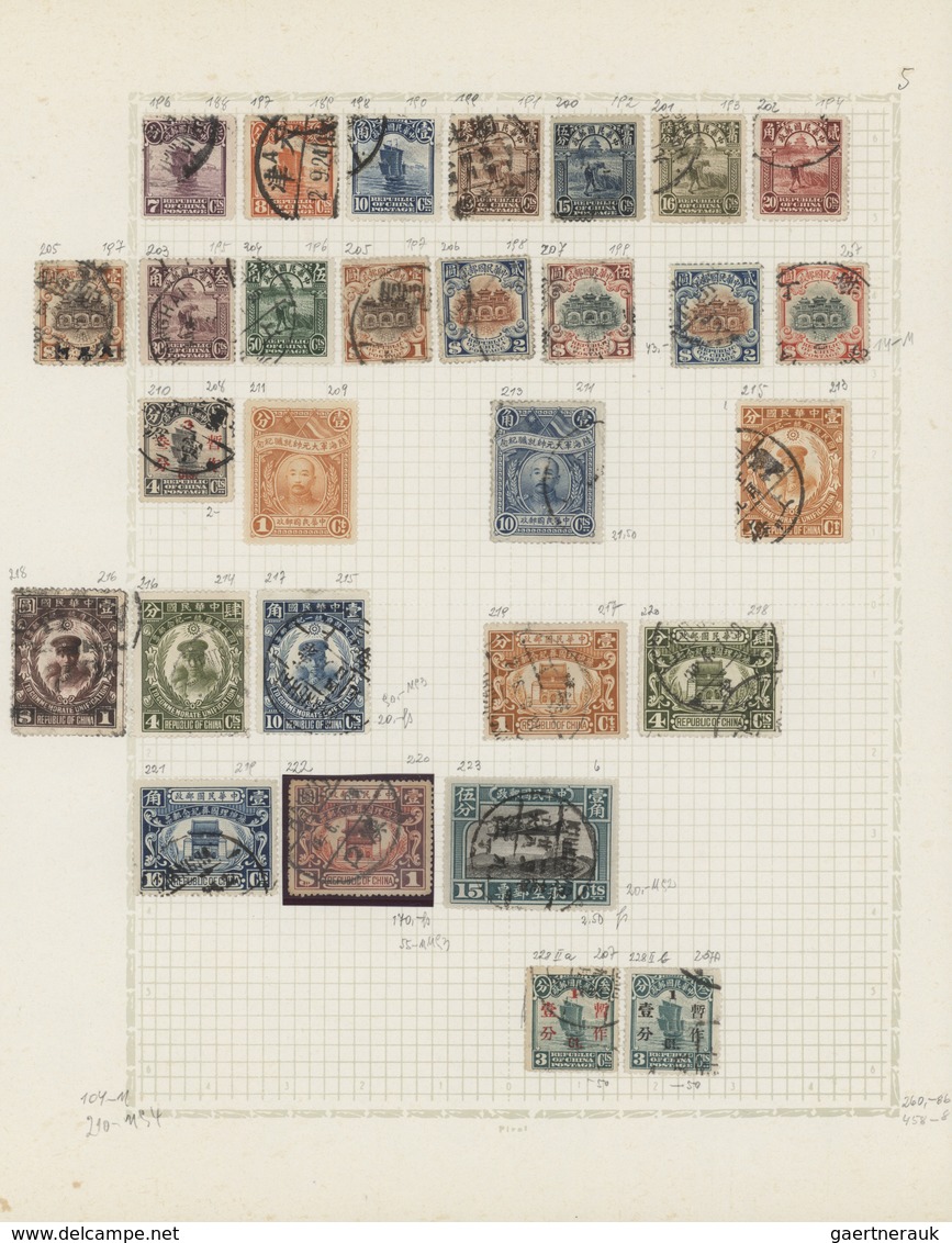 China: 1878/1933, Collection Of The Empire And Early Republic, Including The Large And Small Dragons - Andere & Zonder Classificatie