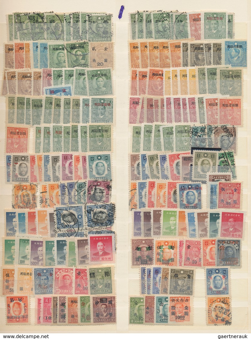 China: 1878/1949, Collection From The Large Dragon To The Gold Yuan Issues, Including A Number Of La - Otros & Sin Clasificación