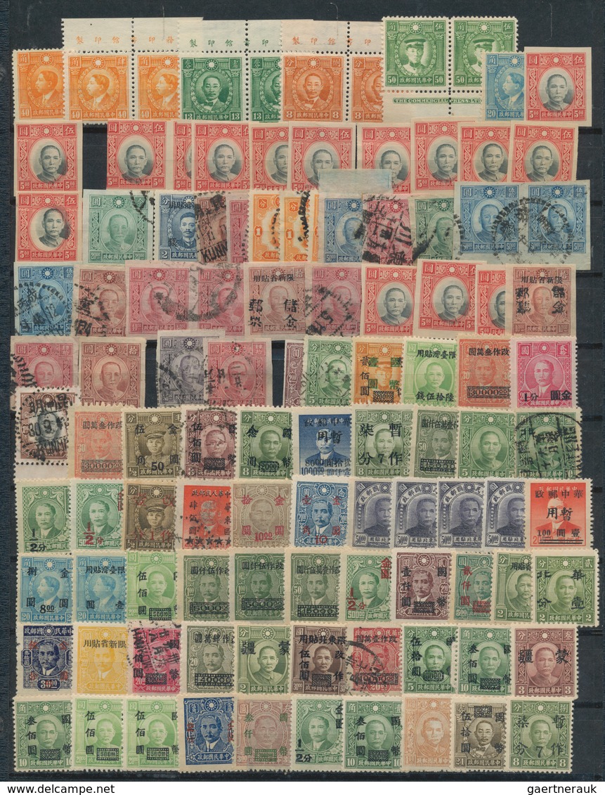 China: 1878/1949, collection from the Large Dragon to the Gold Yuan issues, including a number of La