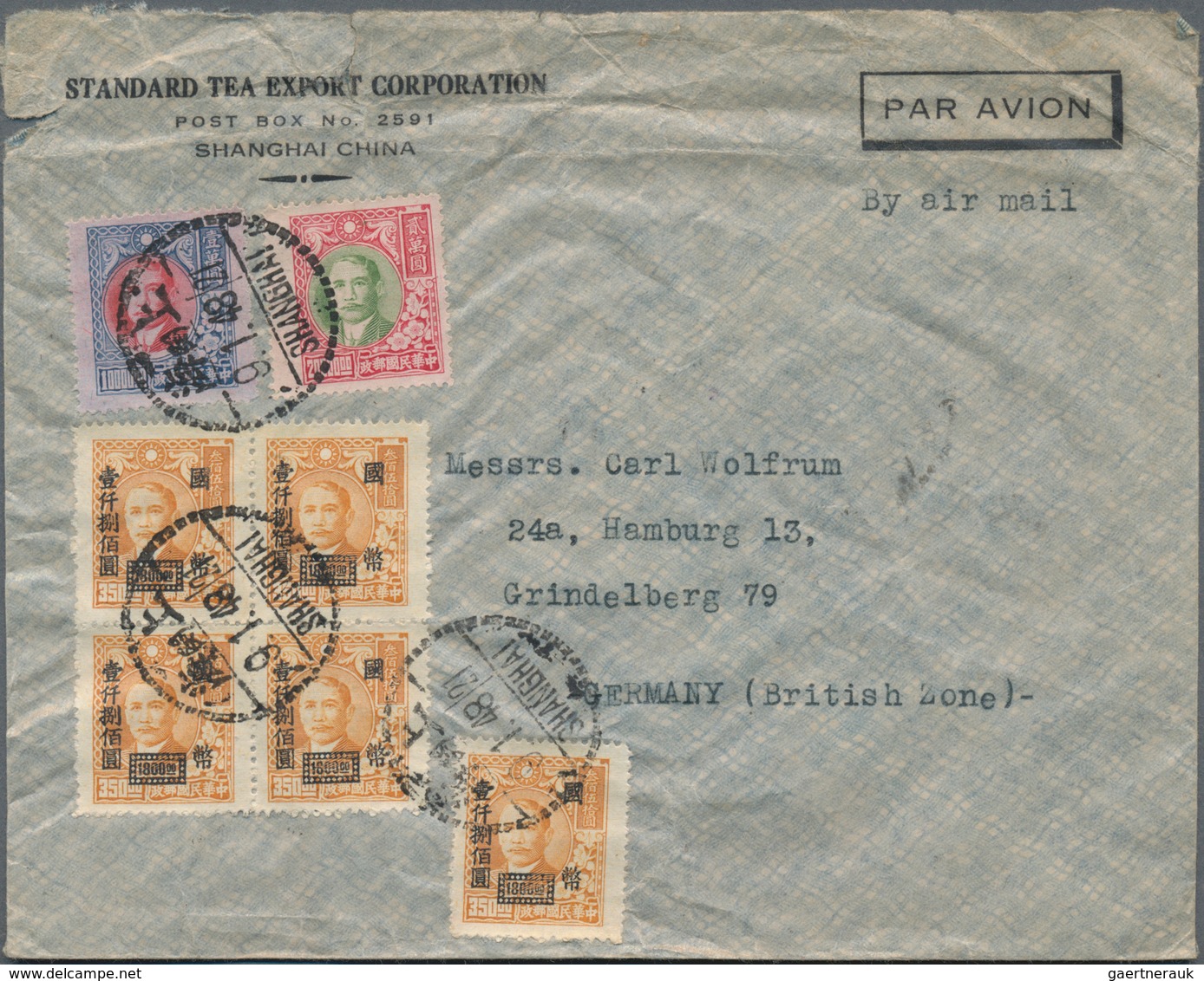 China: 1930/55 (ca.), 10 covers, postcards and postal stationeries, from the Junk issue to later Nat