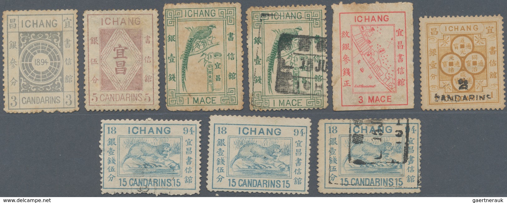 China - Lokalausgaben / Local Post: 1893/97, Amoy-Wuhu, mint and used collection on stock cards inc.