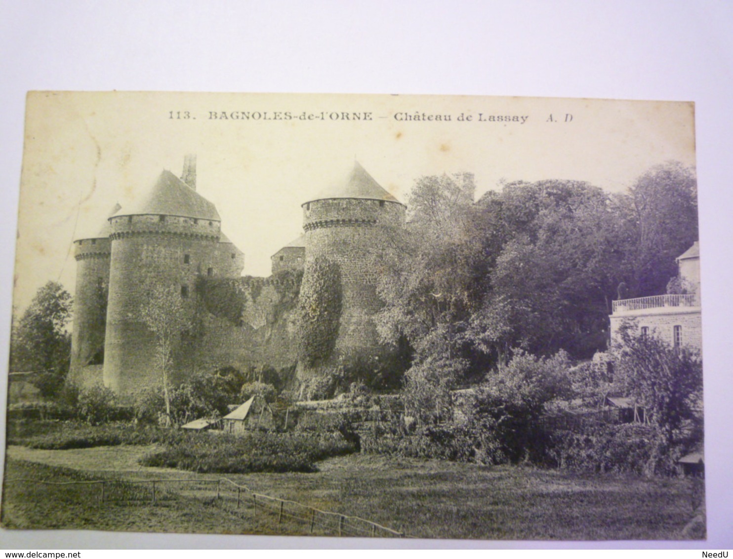 GP 2019 - 1572  BAGNOLES-de-L'ORNE  (Orne)  :  Château De  LASSAY   1918   XXX - Bagnoles De L'Orne