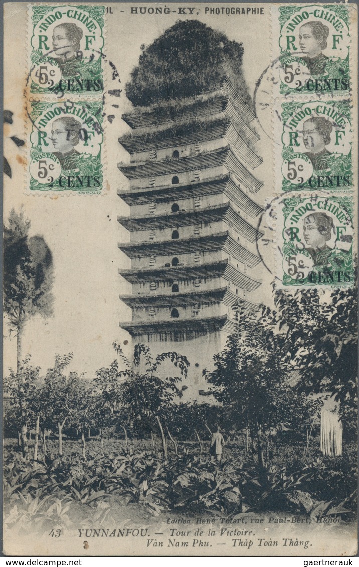 China - Besonderheiten: 1900/25 (ca.), Ppc (19) Of Inner-China Cities/scenes Inc. Yunnan, Mengtsz, H - Andere & Zonder Classificatie