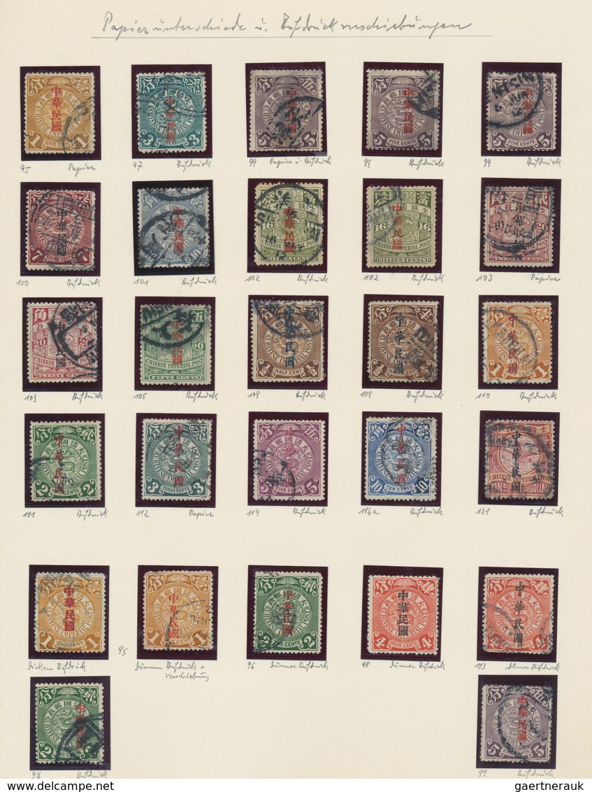 China - Volksrepublik: 1912/40, Unused Mounted Mint Or Unused No Gum As Issued And Some MNH Plus Use - Otros & Sin Clasificación