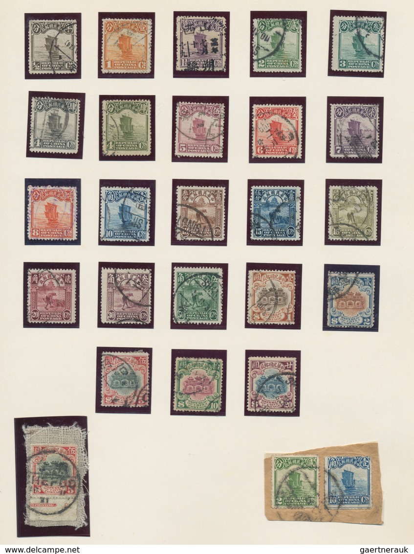 China - Volksrepublik: 1912/40, unused mounted mint or unused no gum as issued and some MNH plus use