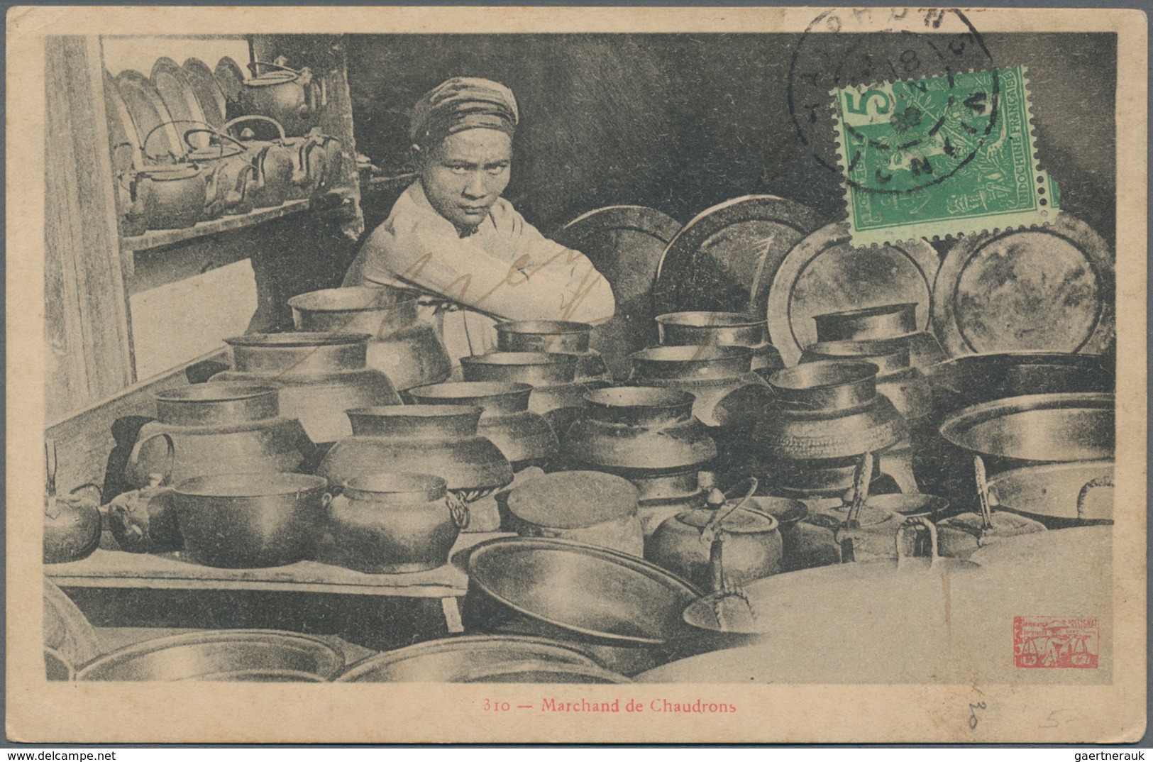 Französisch-Indochina: 1904 - 1940 (ca.), Accumulation Of About 80 Picture-postcards, Almost All Fra - Sonstige & Ohne Zuordnung
