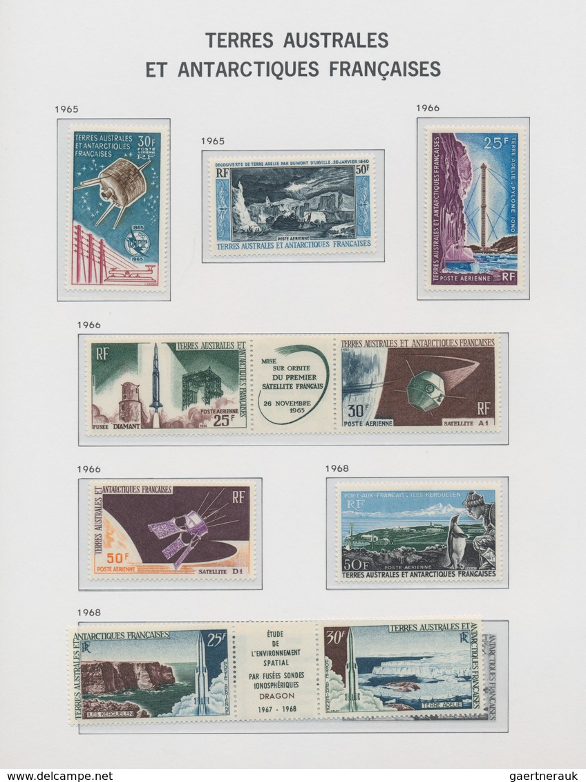 Französische Gebiete In Der Antarktis: 1955/2001. Very Nice Collection On Preprinted Davo. Early Yea - Brieven En Documenten