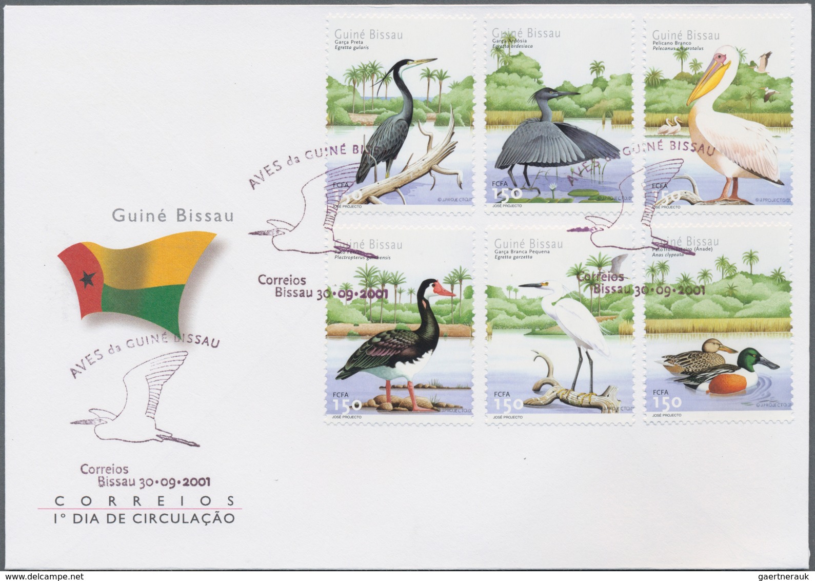 Guinea-Bissau: 2001/2002, Stock Of Complete Sets And Souvenir Sheets Cancelled To Order Or On F.D.C. - Guinea-Bissau