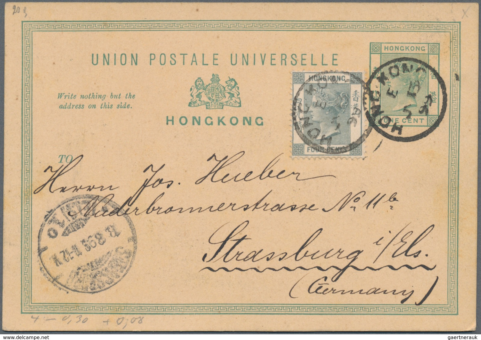 Hongkong: 1880/1953 (ca.), Mainly QV/KEVII, Mint/used Stationery Cards (30), Used/cto Stationery Env - Sonstige & Ohne Zuordnung