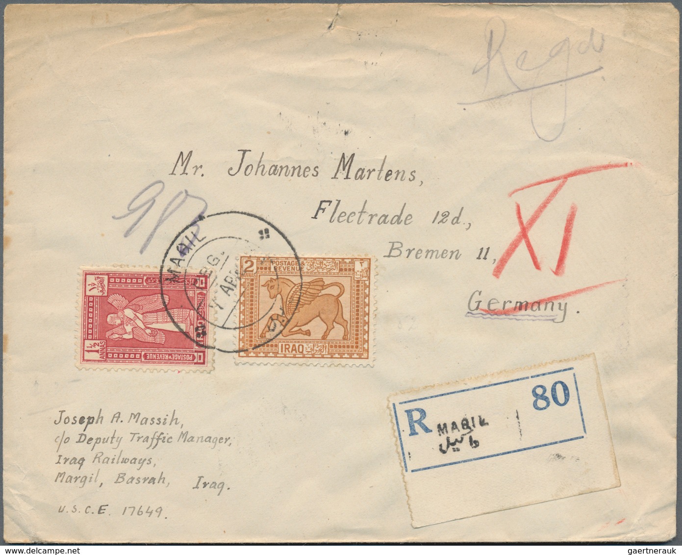 Irak: 1910/1970, 38 Covers And Cards Starting With A Letter From The Osman Empire Time, Main Focus O - Irak