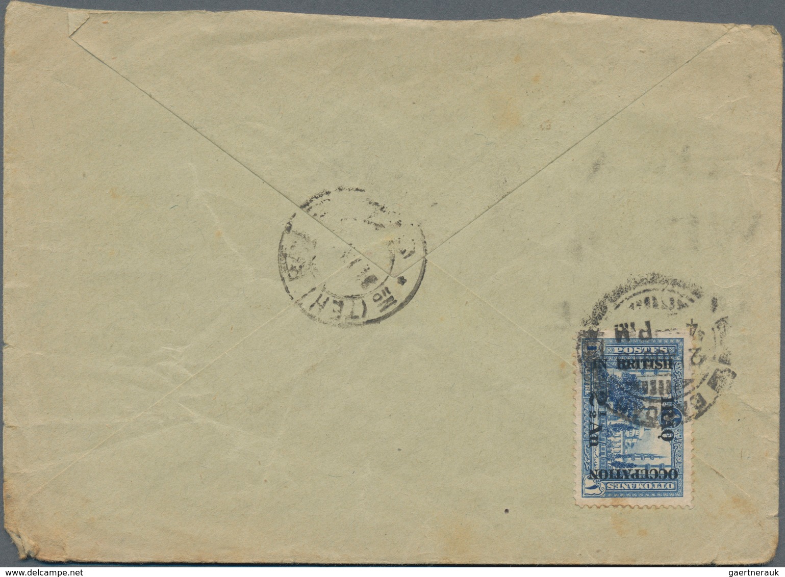 Irak: 1917/80 (ca.), cover lot inc. occupation (4 inc. from "office of the Director of Posts & Teles