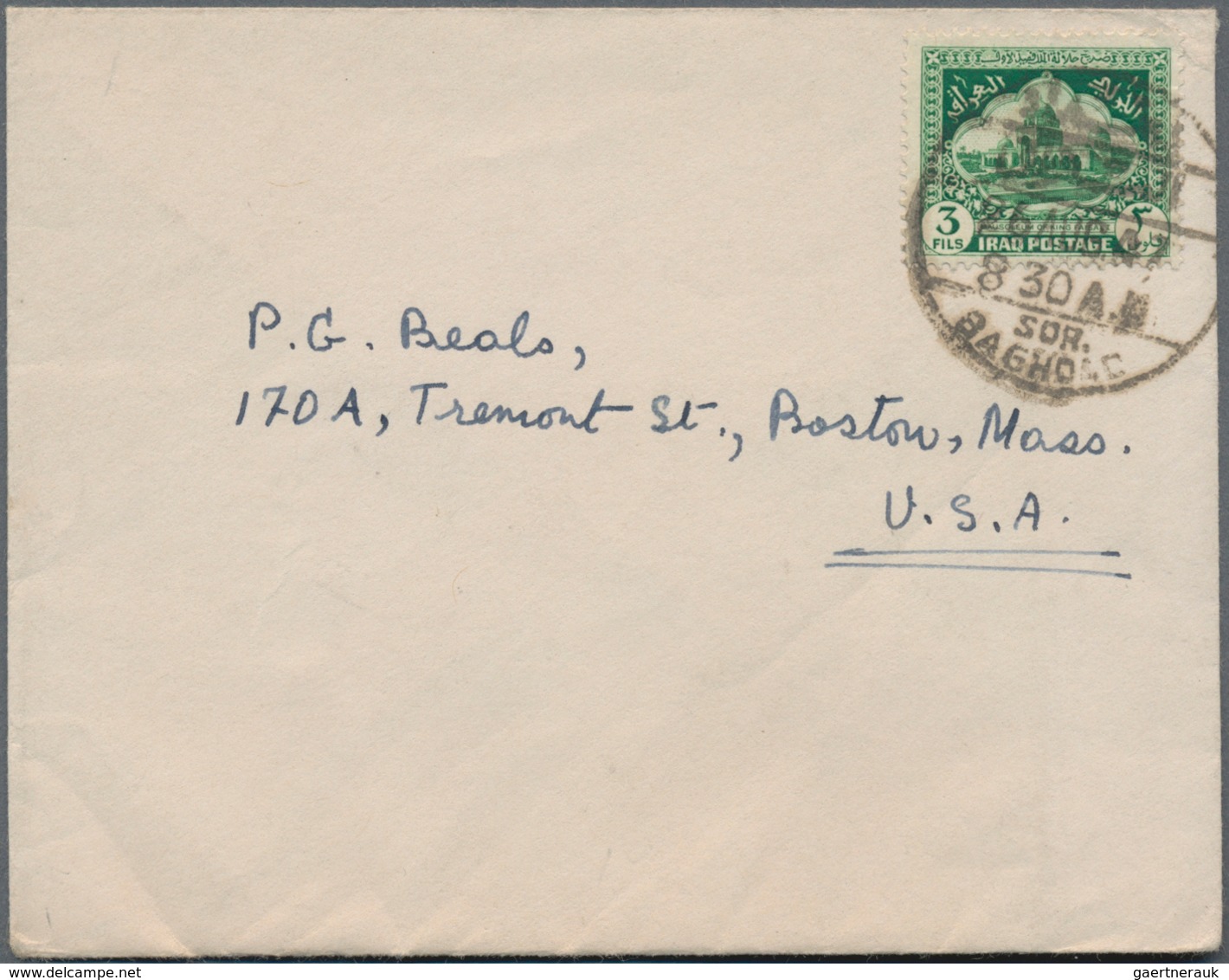 Irak: 1917/80 (ca.), cover lot inc. occupation (4 inc. from "office of the Director of Posts & Teles