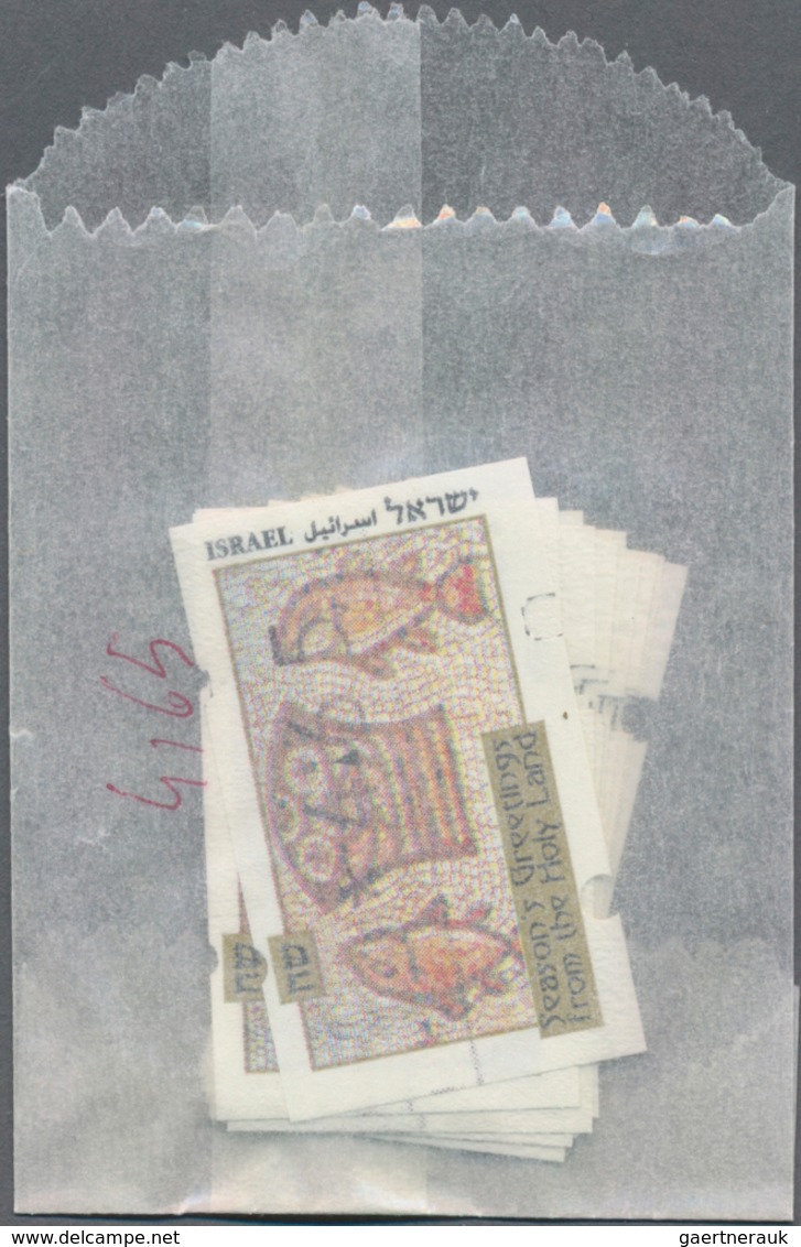 Israel: 1996/1998, Accumulation With Mainly MNH Stamps, Souvenir Sheets And Booklets, Some First Day - Nuovi (con Tab)