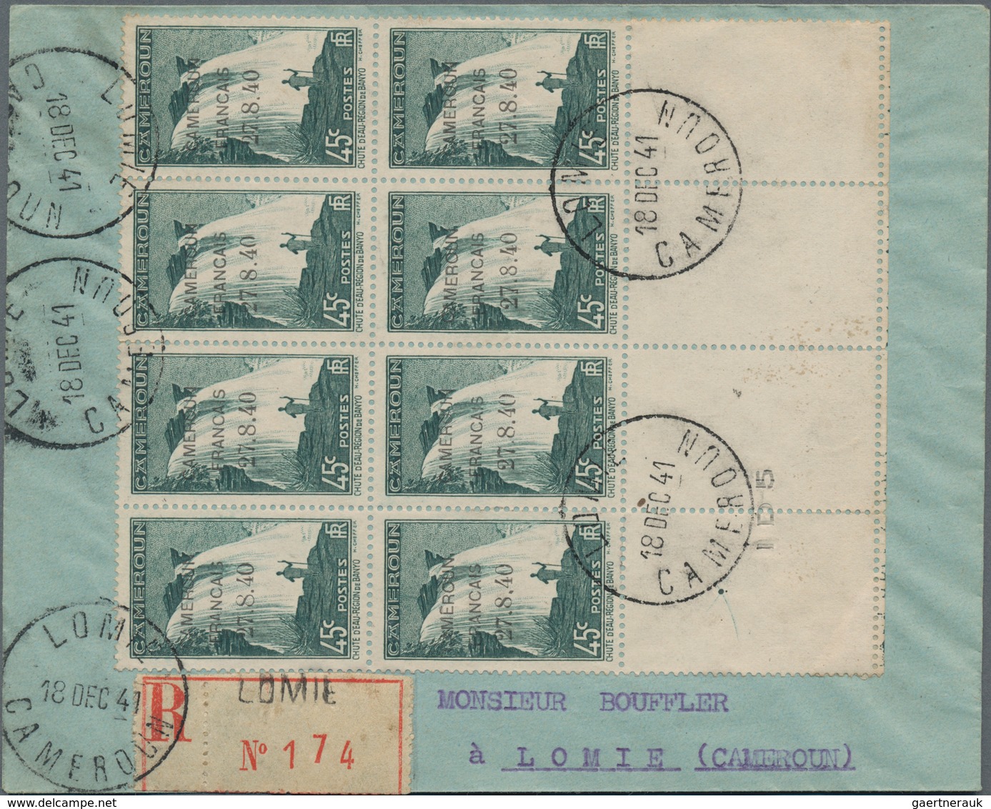 Kamerun: 1934/1942, Collection Of 35 Covers (incl. Five Incoming Mail), Main Value Philatelic Covers - Camerun (1960-...)