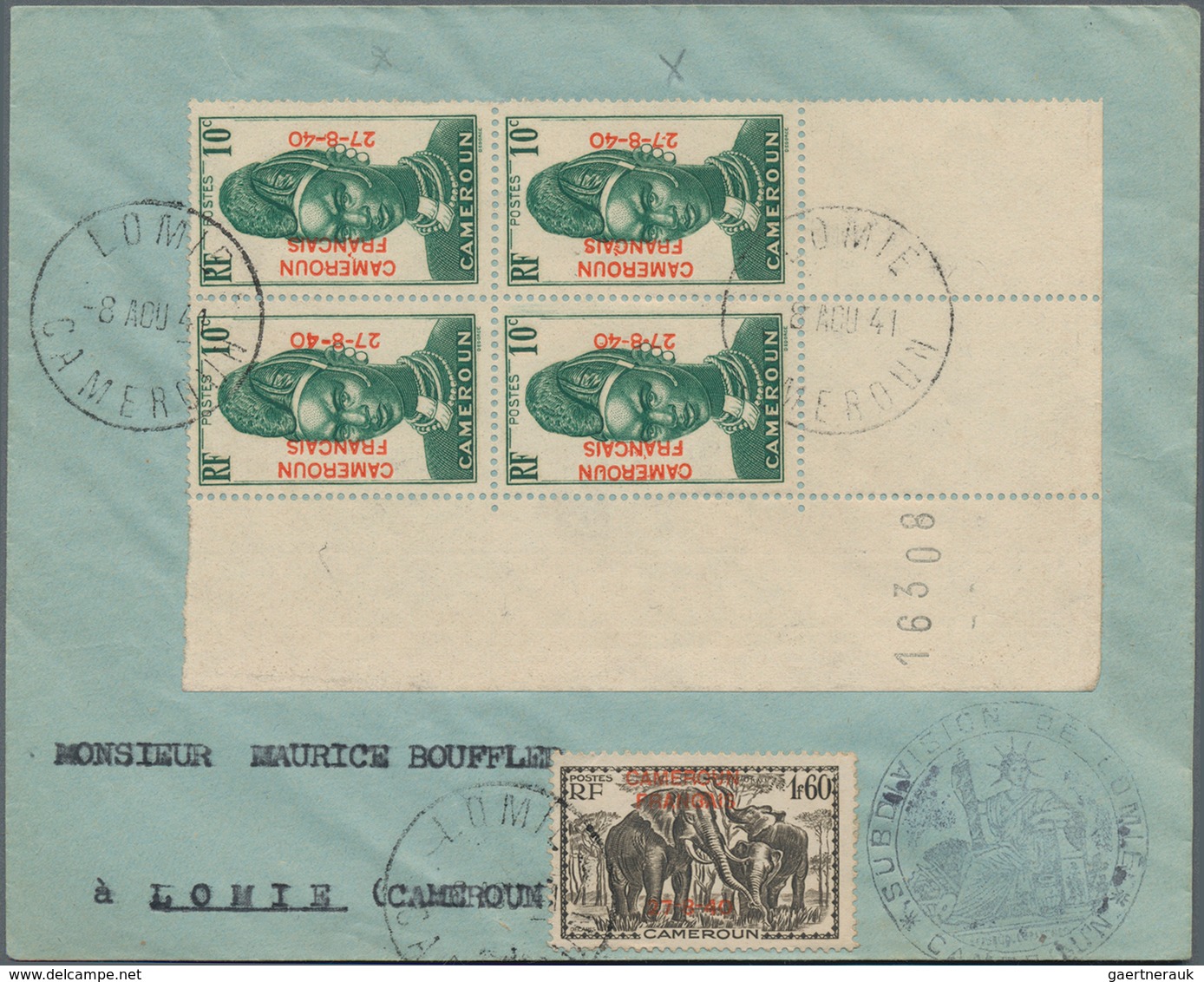 Kamerun: 1934/1942, Collection Of 35 Covers (incl. Five Incoming Mail), Main Value Philatelic Covers - Kamerun (1960-...)