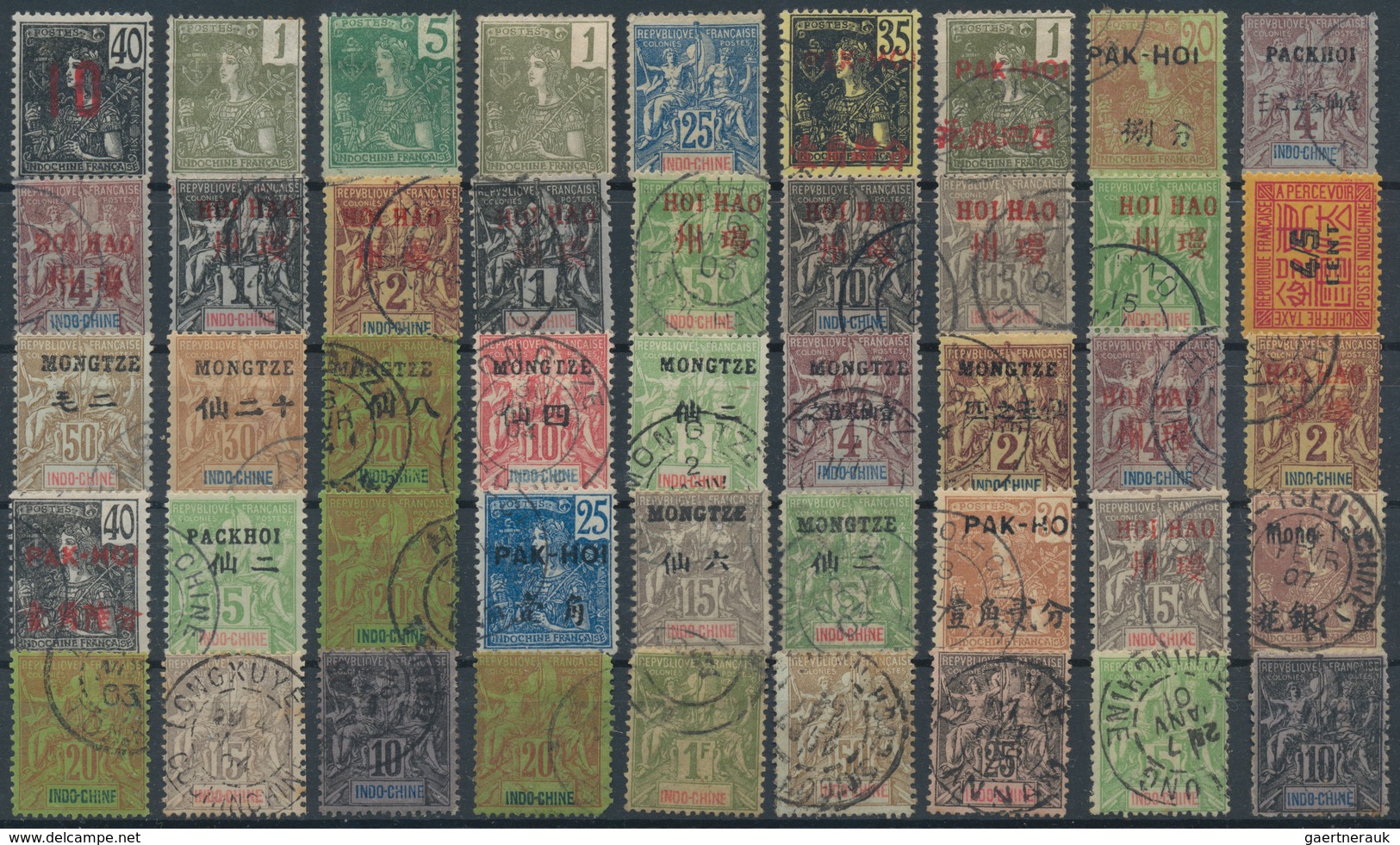 Macau: 1885/1955 (ca.), Collection On Stock Cards, Mostly Used, Partly MH, Also Including A Number O - Gebruikt