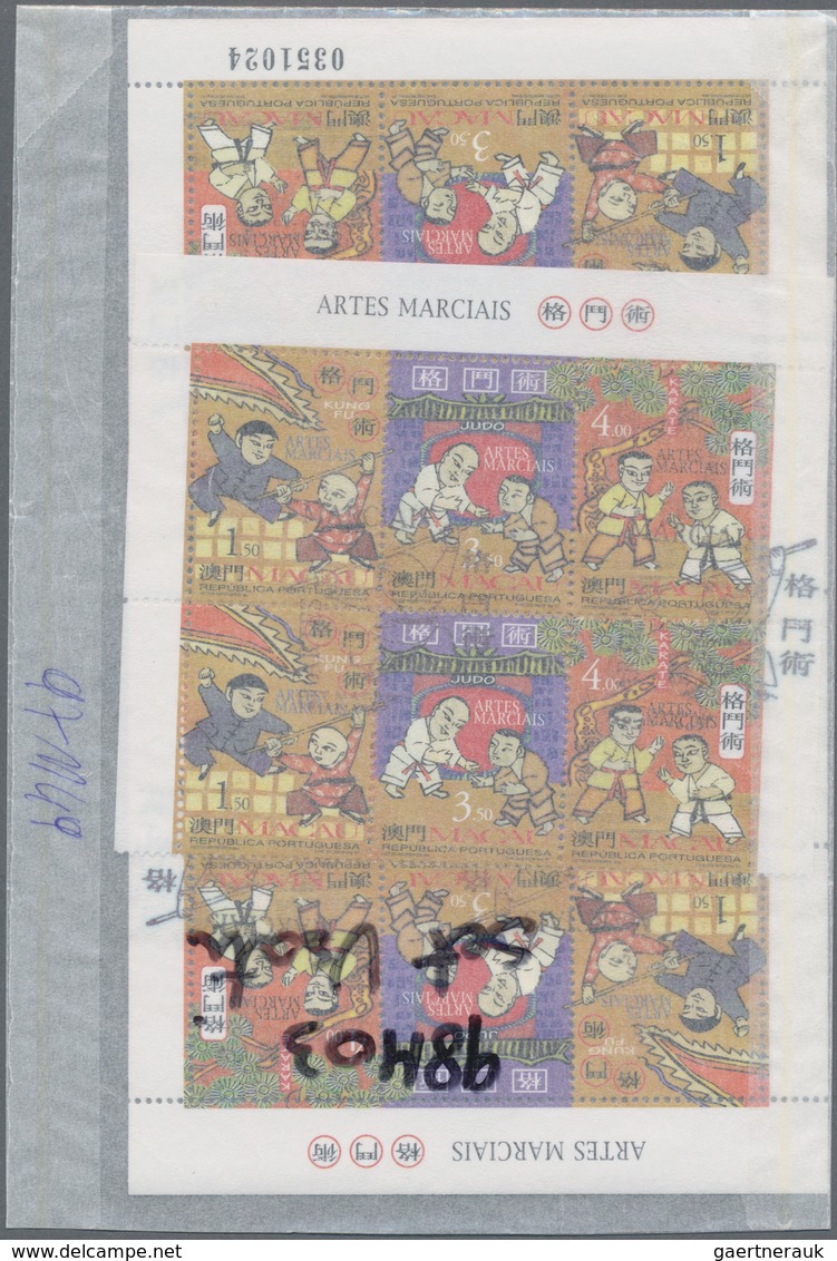 Macau: 1997/1998, Small Collection/accumulation Mostly First Day Cancelled Stamps And Souvenir Sheet - Gebruikt