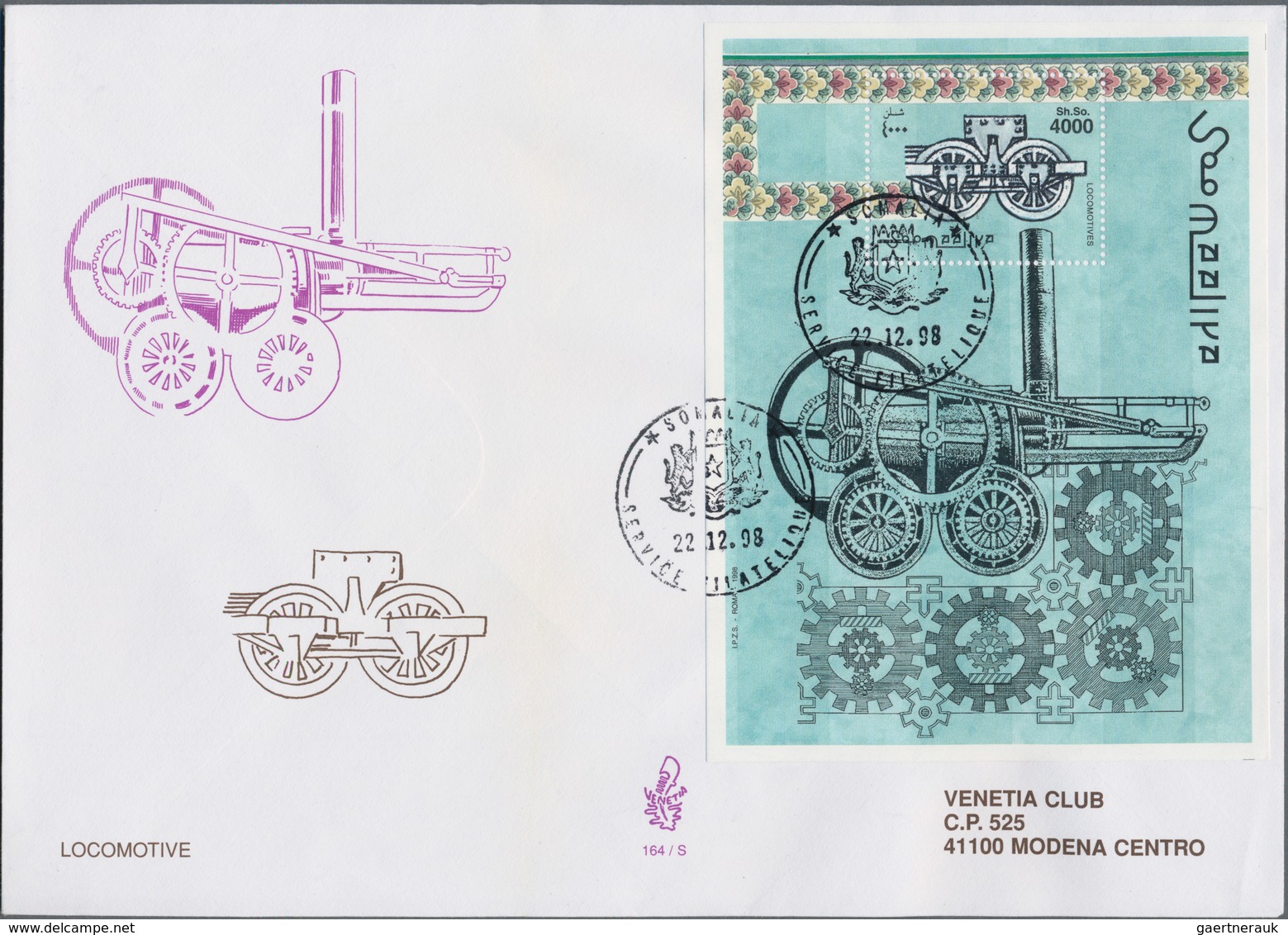 Somalia: 1998/1999, Nice Small Collection/accumulation Of Complete Sets And Souvenir Sheets Cancelle - Somalië (1960-...)