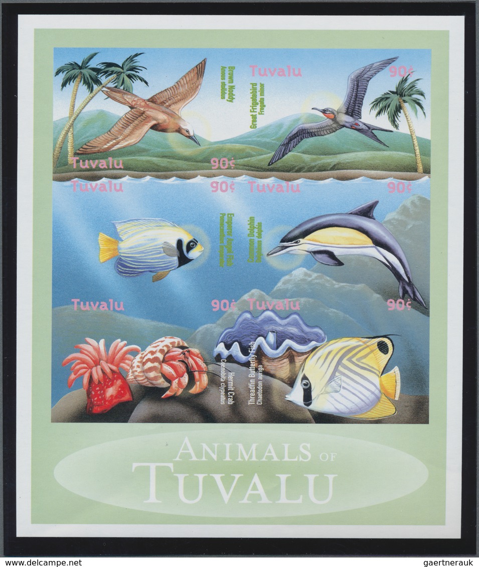 Tuvalu: 2000/2010. Nice Collection With Imperforate Mint, Nh, Issues. The Collection Contains About - Tuvalu (fr. Elliceinseln)