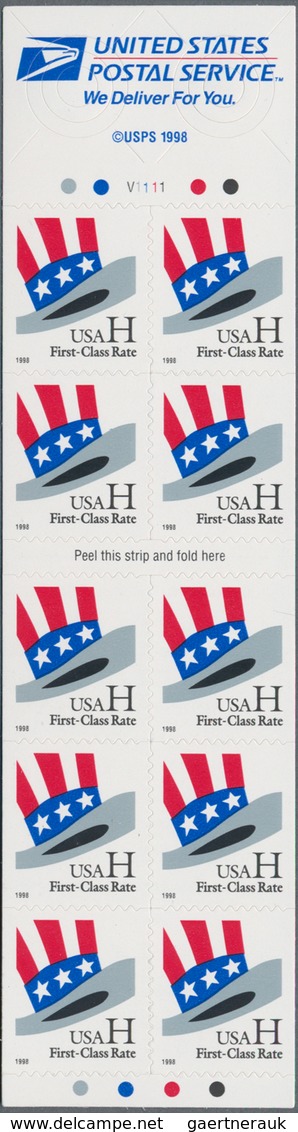 Vereinigte Staaten Von Amerika: 1998, Uncle Sam, 100 X Michel No. FB 49-50. All Originally Sealed By - Sonstige & Ohne Zuordnung