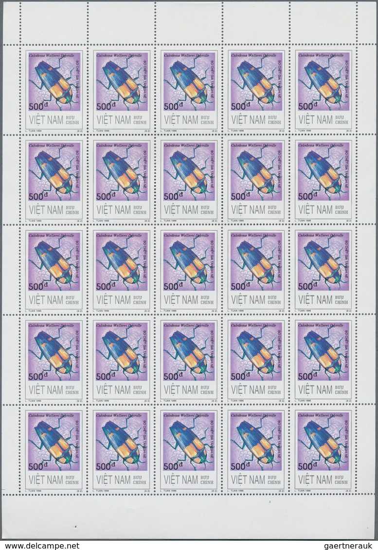 Vietnam: 1996/1997, Stock Of These Years' Issues And Souvenir Sheets In Various Quantities Up To 50 - Vietnam