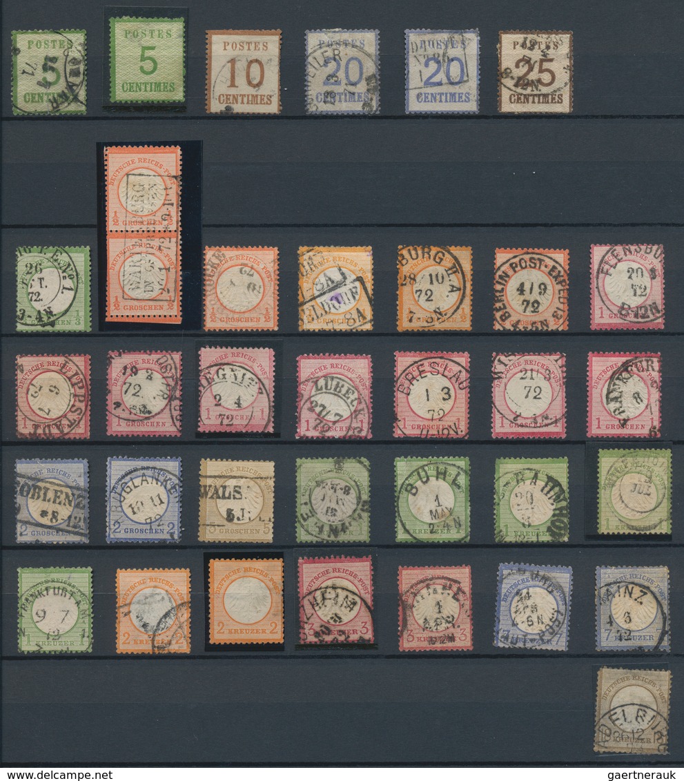 Alle Welt: 1850/1960 (ca.), used and mint collection/accumulation in three stockbooks, varied condit