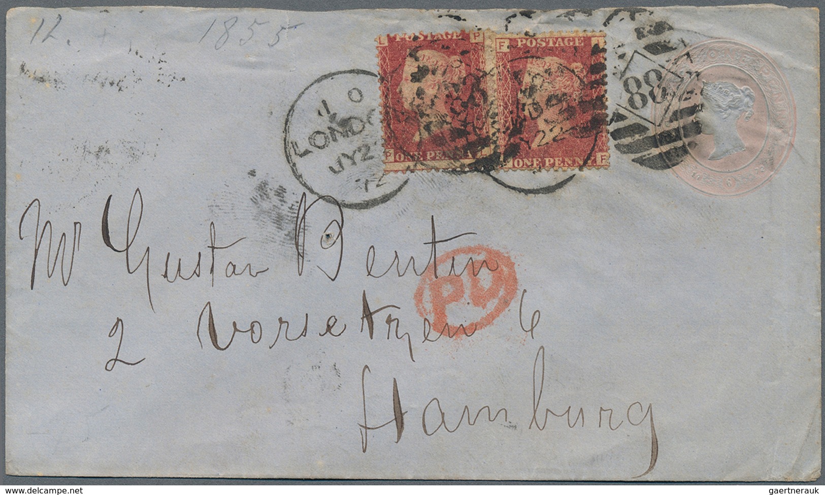 Alle Welt: 1870-1920, Postal Stationery Collection Europe & Overseas In Very Old Folder, Some Differ - Verzamelingen (zonder Album)