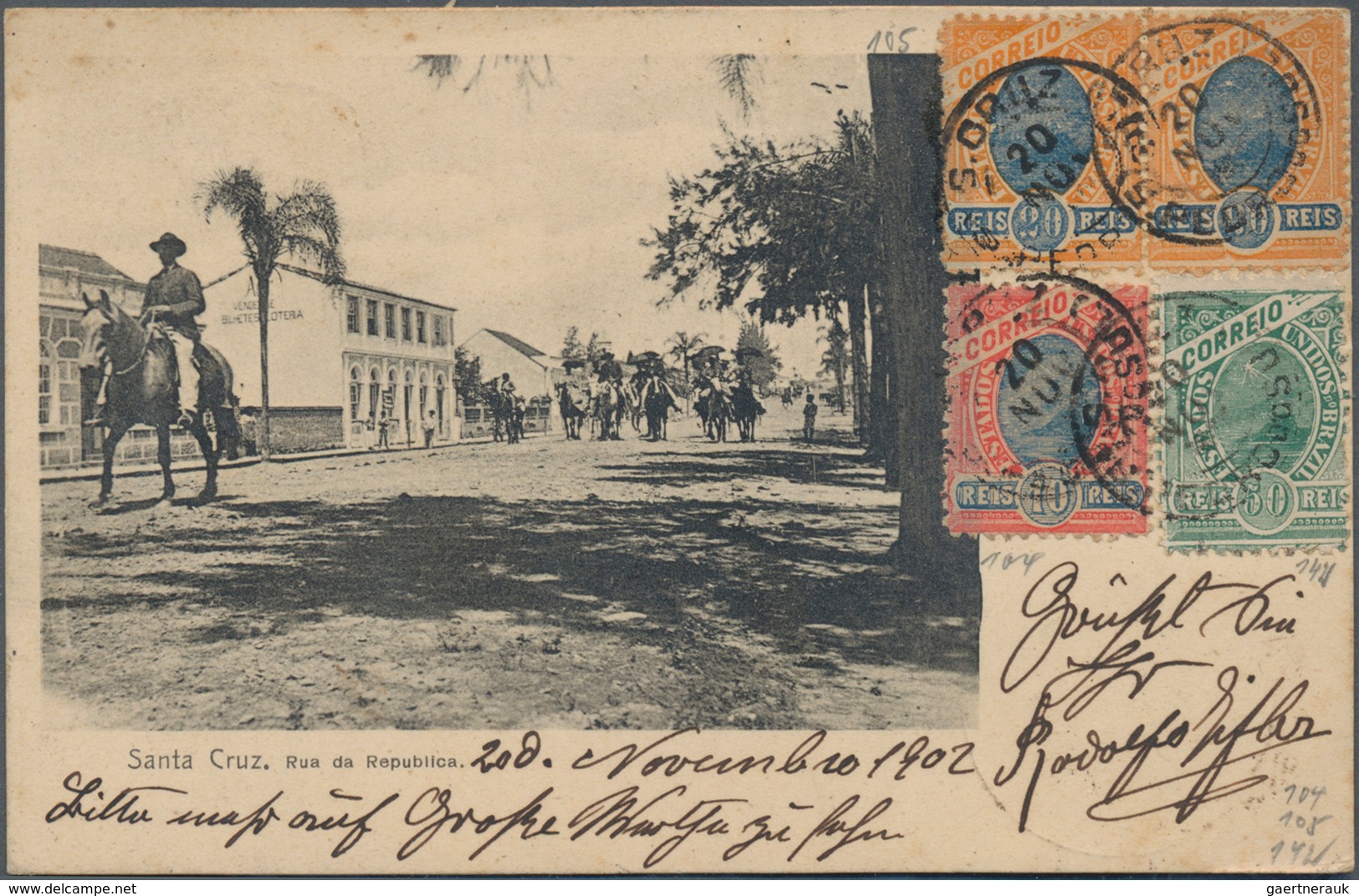 Alle Welt: 1900 - 1920 (ca.), Accumulation Of About 80 Picture Postcards Worldwide, Some Franked On - Collections (without Album)