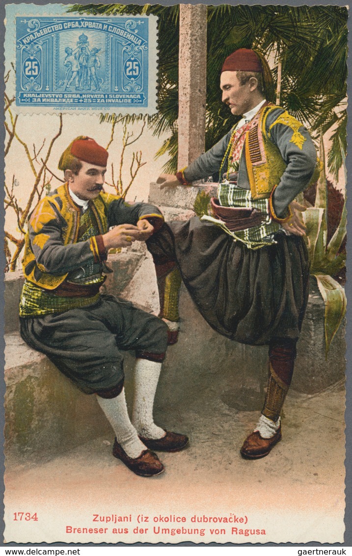 Alle Welt: 1900 - 1940 (ca.), Accumulation Of Ca. 600 Picture-postcards Worldwide, With Many Motives - Collections (sans Albums)