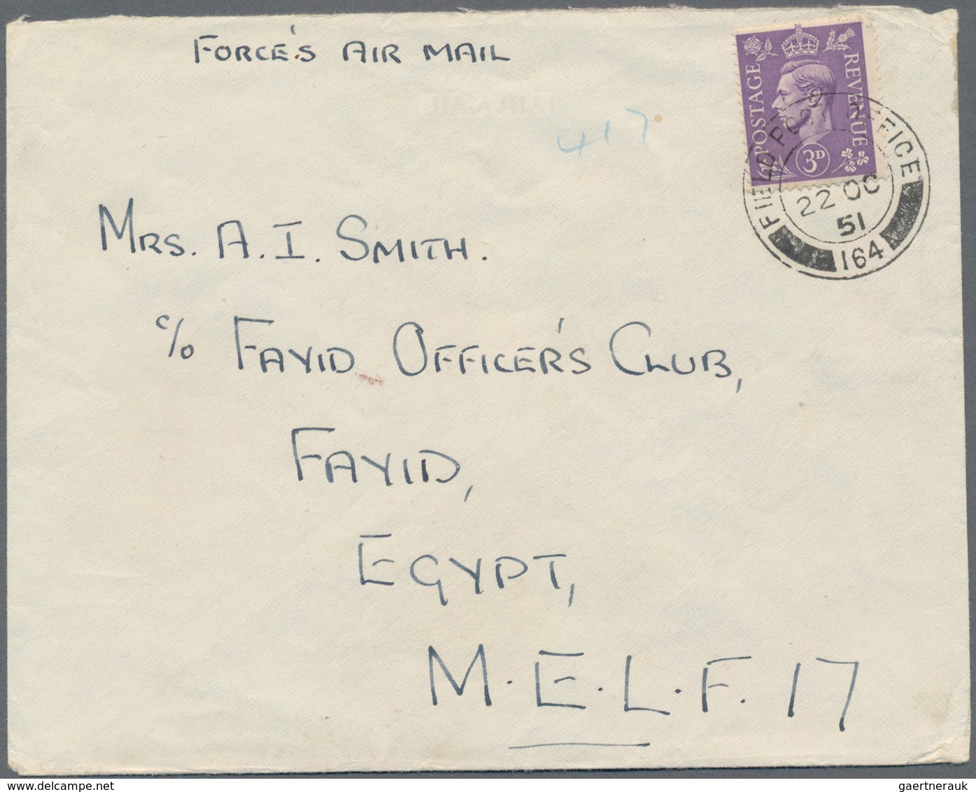 Naher Osten: 1915/1970 Ca., BRITISH FIELDPOST From Arabian Gulf States, Comprehensive Collection Wit - Otros & Sin Clasificación