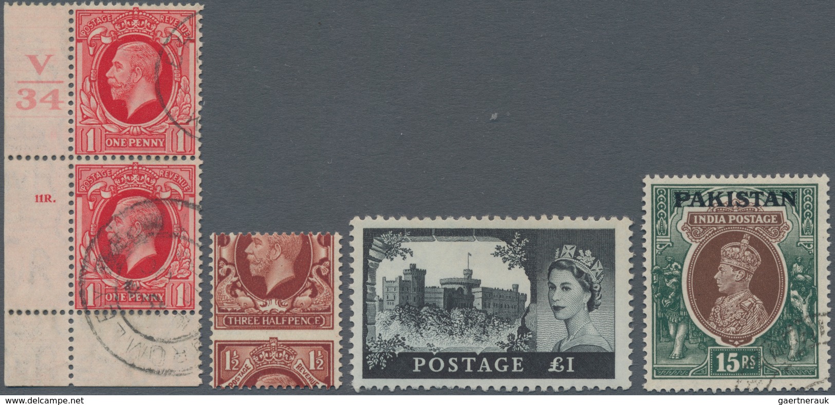 British Commonwealth: 1900-1960's Ca.: Mint And Used Stamps From Great Britain (KEVII. To QEII. Defi - Otros & Sin Clasificación