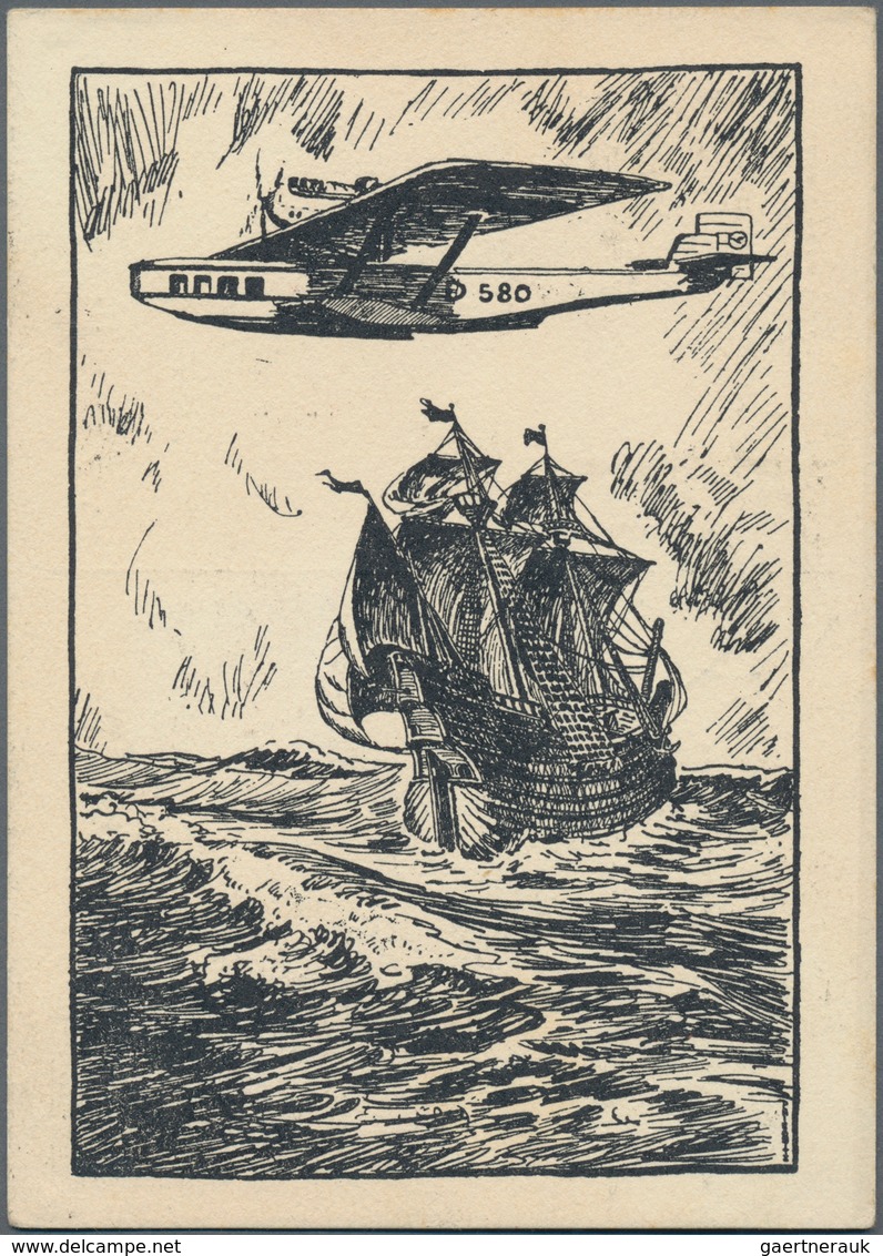 Flugpost Deutschland: 1909/1960 Ca., Sehr Reichhaltige Sammlung Der Deutschen Luftpost Mit über 300 - Airmail & Zeppelin