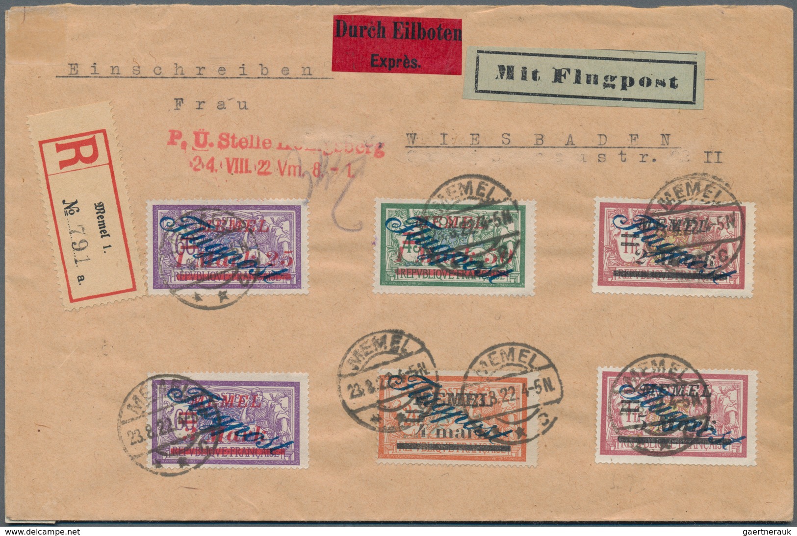 Flugpost Deutschland: 1909/1960 ca., sehr reichhaltige Sammlung der deutschen Luftpost mit über 300