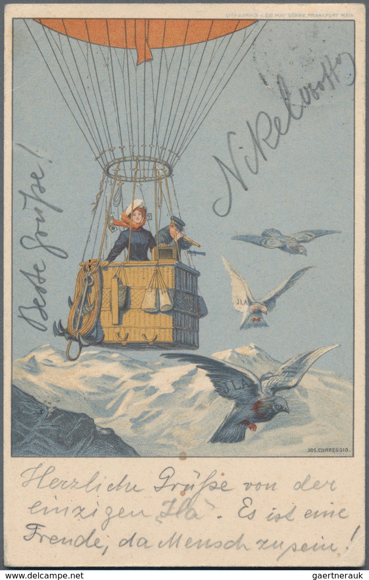 Flugpost Deutschland: 1909/1960 ca., sehr reichhaltige Sammlung der deutschen Luftpost mit über 300