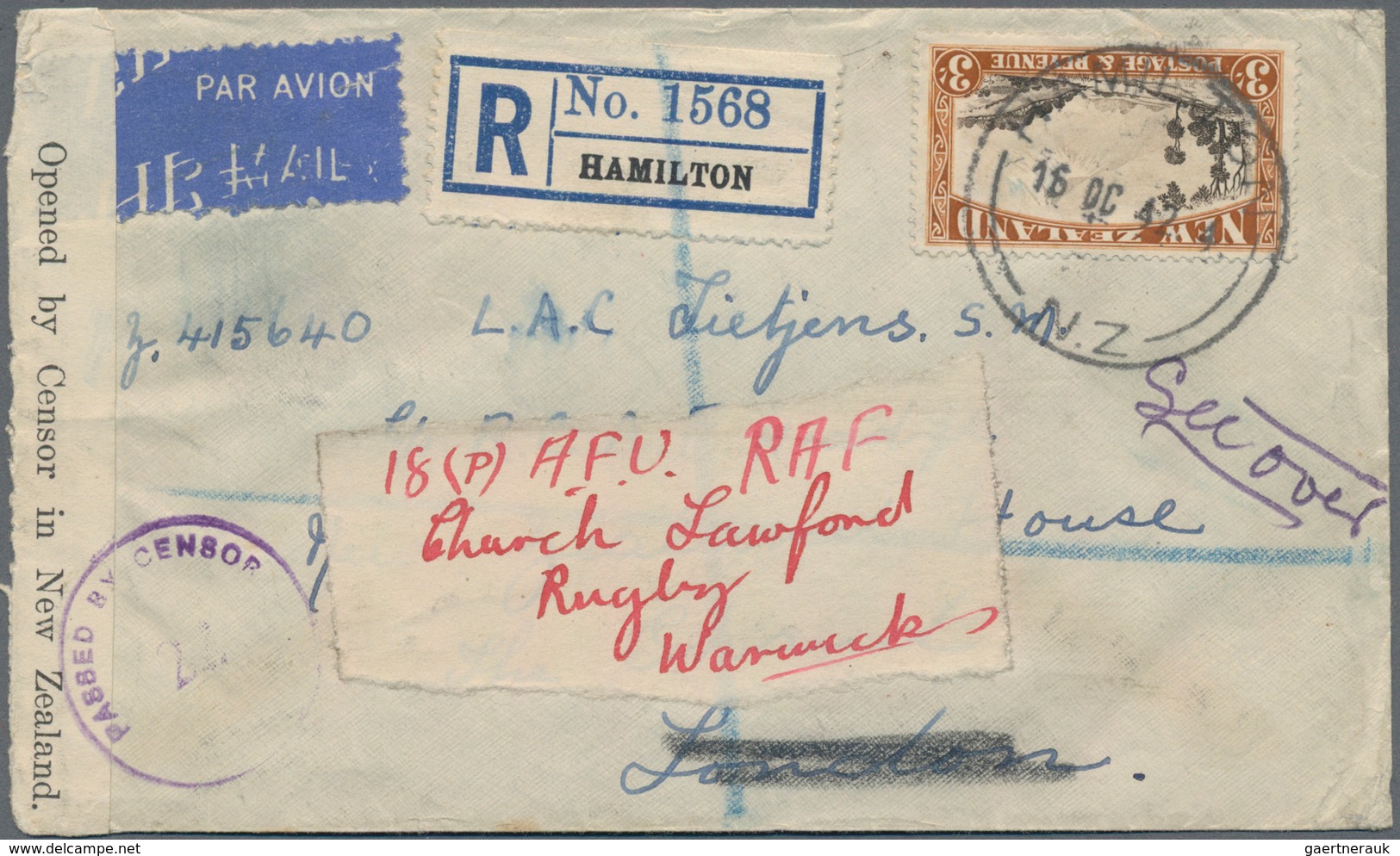 Flugpost Übersee: 1923/1945, Interesting Collection With 26 Airmail Covers From Various Countries, C - Sonstige & Ohne Zuordnung