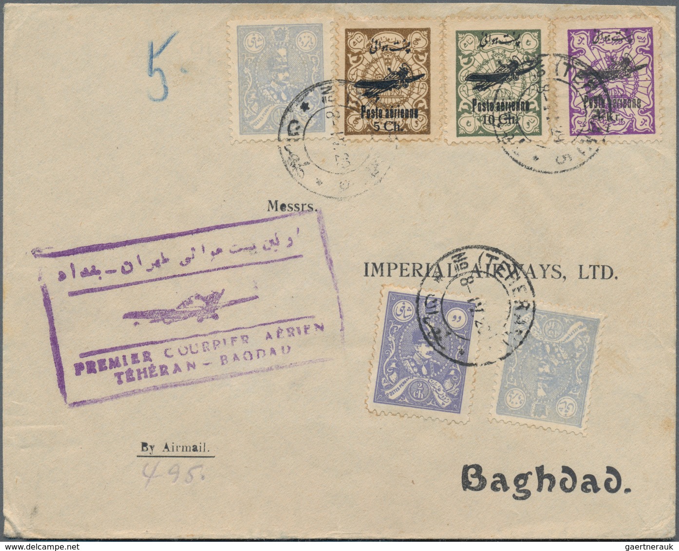 Flugpost Übersee: 1929/1946, ASIA, Attractive Lot With 17 Airmail Covers From Various Countries, Com - Andere & Zonder Classificatie