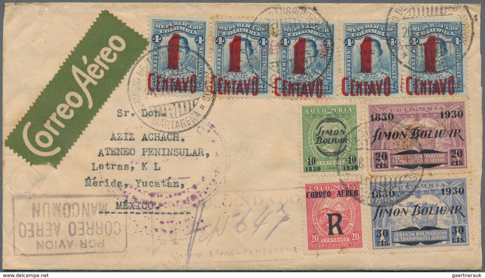 Flugpost Alle Welt: 1909/1940, Very Comprehensive Collection With Ca.160 Airmail Covers/cards, Compr - Andere & Zonder Classificatie