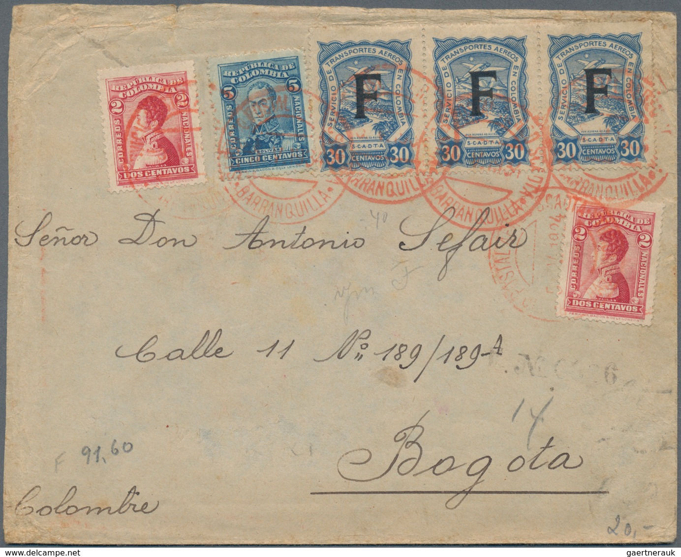 Flugpost Alle Welt: 1909/1940, Very Comprehensive Collection With Ca.160 Airmail Covers/cards, Compr - Otros & Sin Clasificación