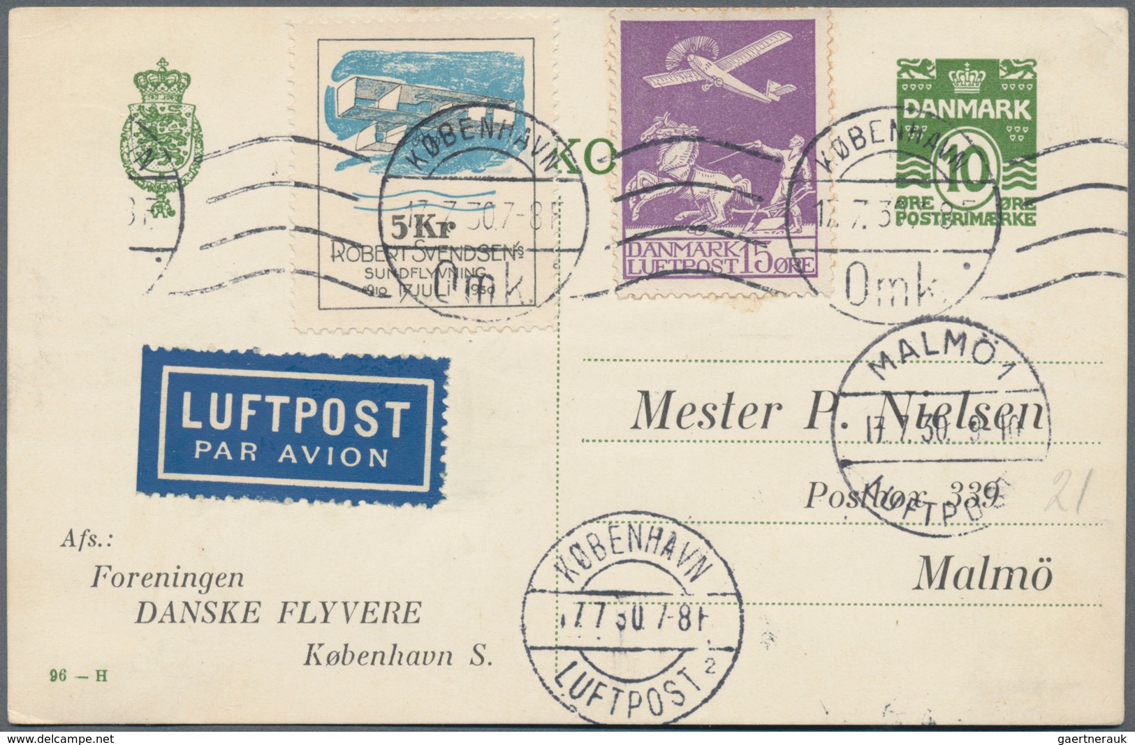 Flugpost Alle Welt: 1910 From Ca., Comprehensive Collection With Ca.100 Airmail Covers/cards, Compri - Andere & Zonder Classificatie