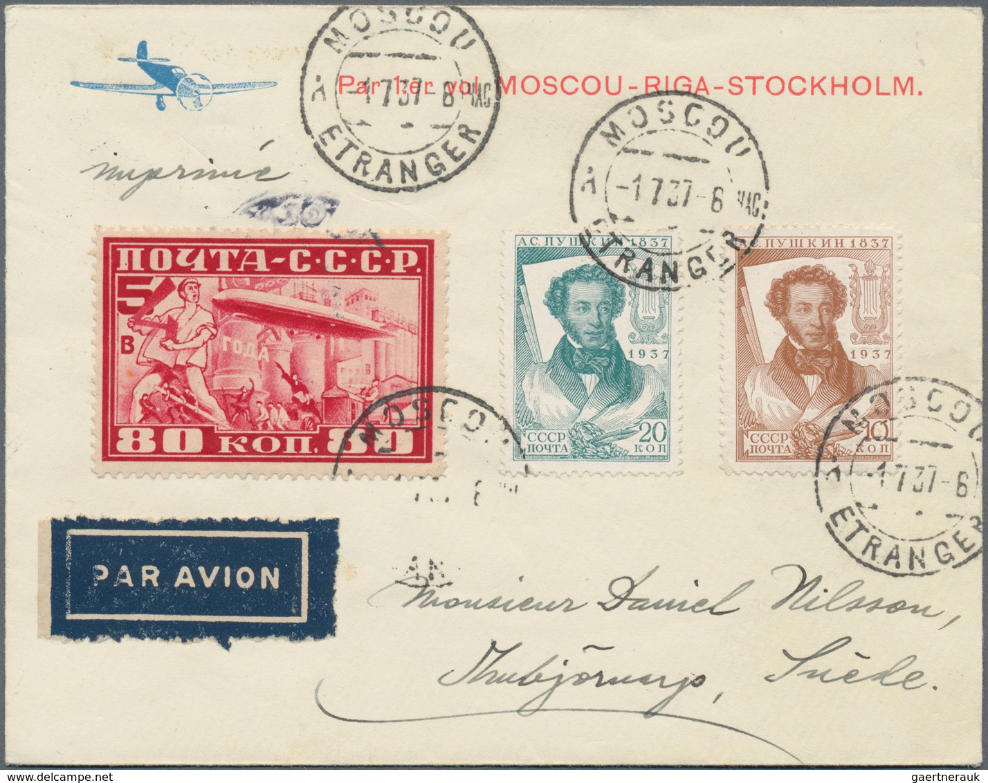 Flugpost Alle Welt: 1936/1945, Collection Of Appr. 64 Flight Covers Covering European, Transatlantic - Andere & Zonder Classificatie