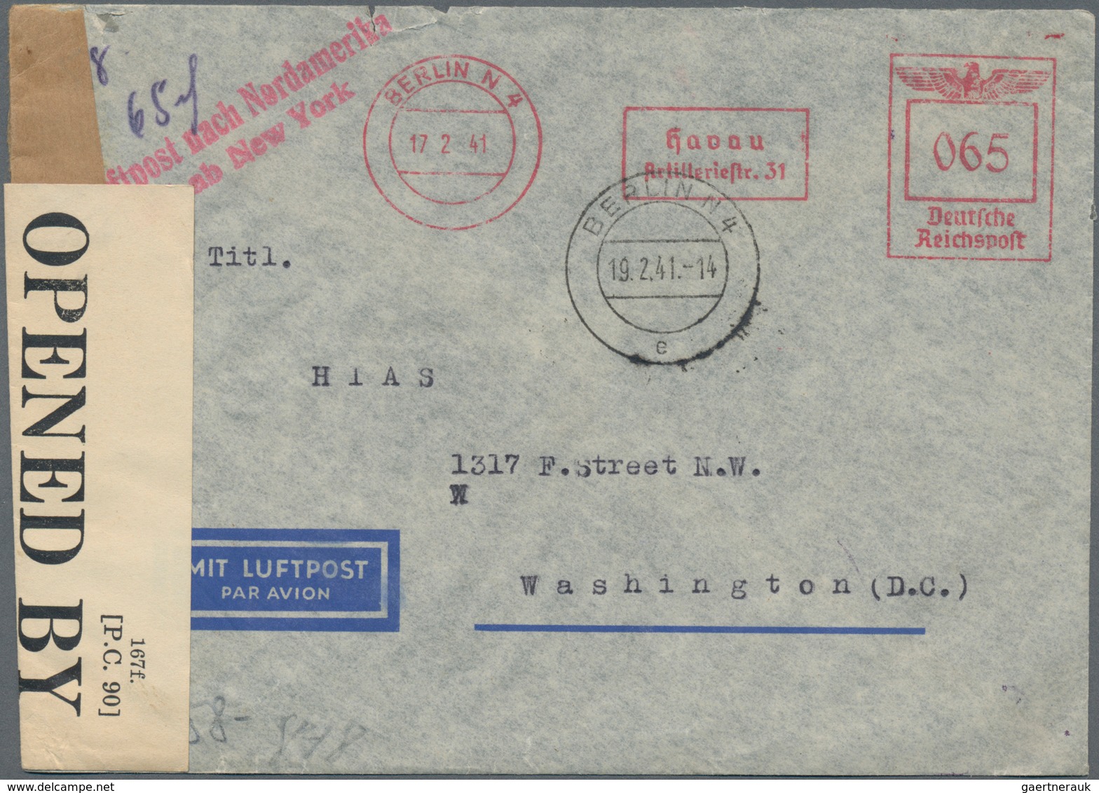 Flugpost Alle Welt: 1936/1945, Collection Of Appr. 64 Flight Covers Covering European, Transatlantic - Andere & Zonder Classificatie