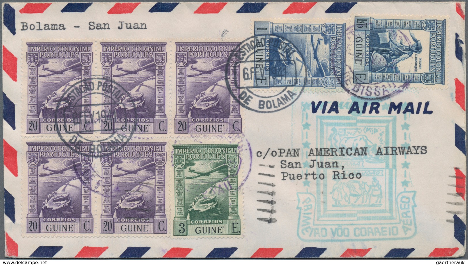 Flugpost Alle Welt: 1936/1945, Collection Of Appr. 64 Flight Covers Covering European, Transatlantic - Otros & Sin Clasificación