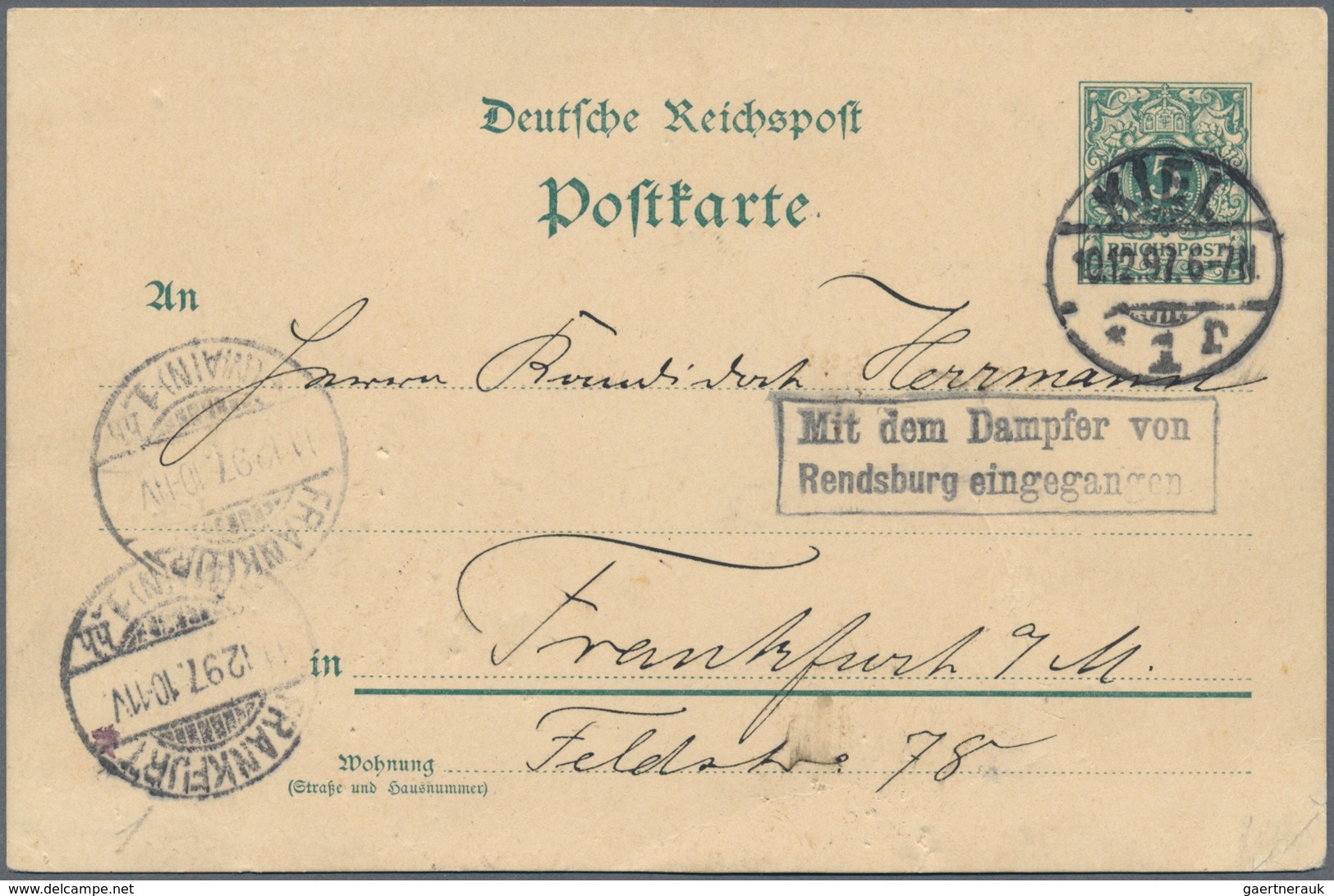 Schiffspost Alle Welt: 1901/1952, 16 Interesting Covers And Cards With French, British And German Sh - Sonstige & Ohne Zuordnung