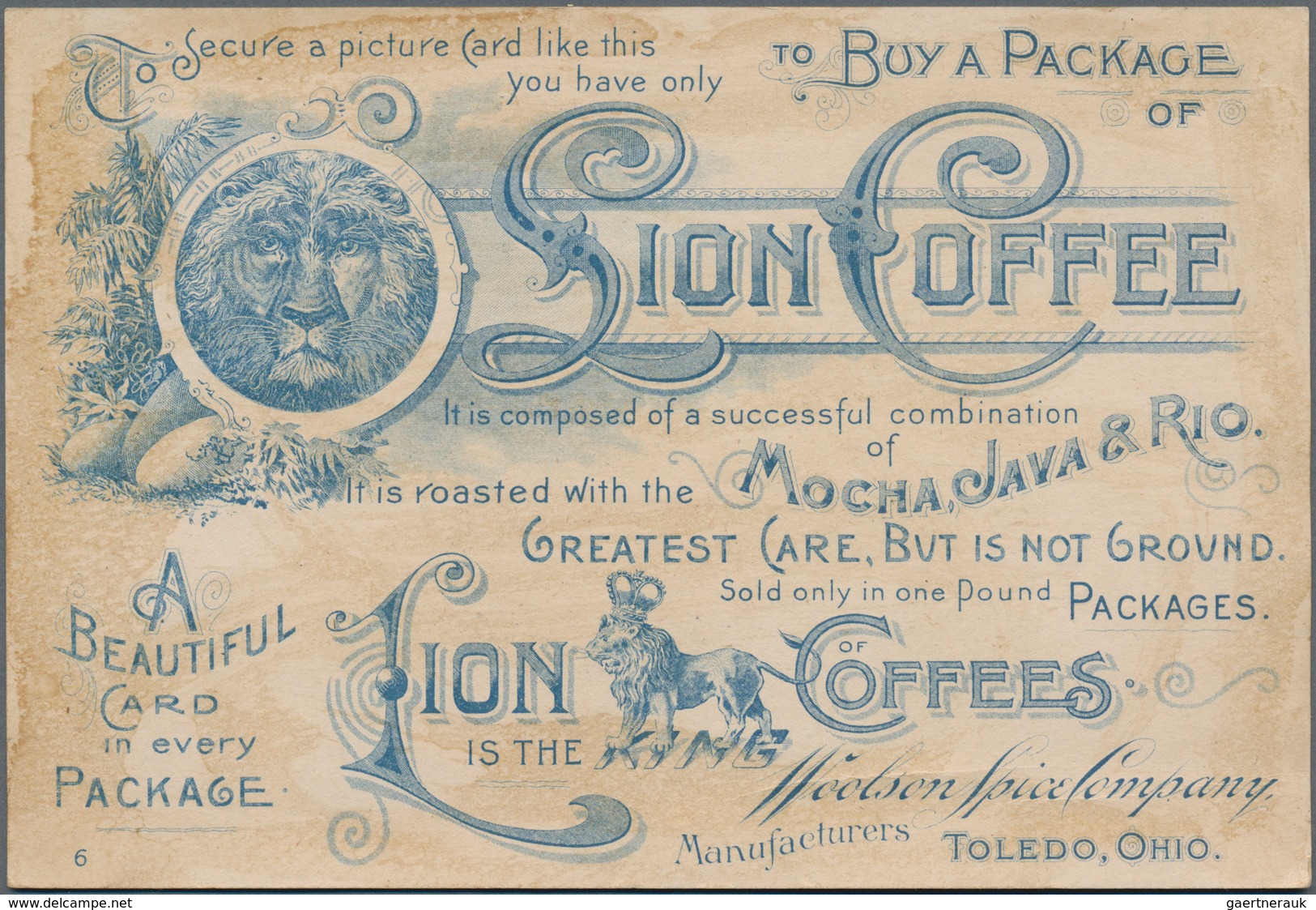 Thematik: Nahrung-Kaffee / food-coffee: 1890/2000 (ca.), sophisticated accumulation of apprx. 420 th